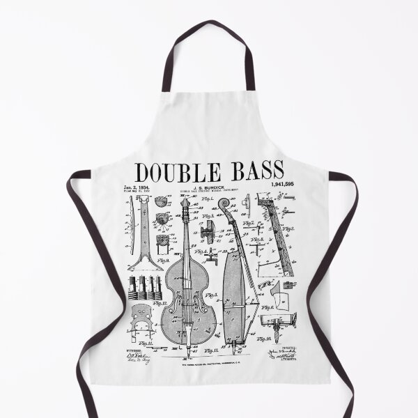 Item preview, Double Bass Player Bassist Musical Instrument Vintage Patent designed and sold by GrandeDuc.