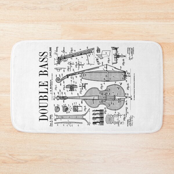 Item preview, Double Bass Player Bassist Musical Instrument Vintage Patent designed and sold by GrandeDuc.