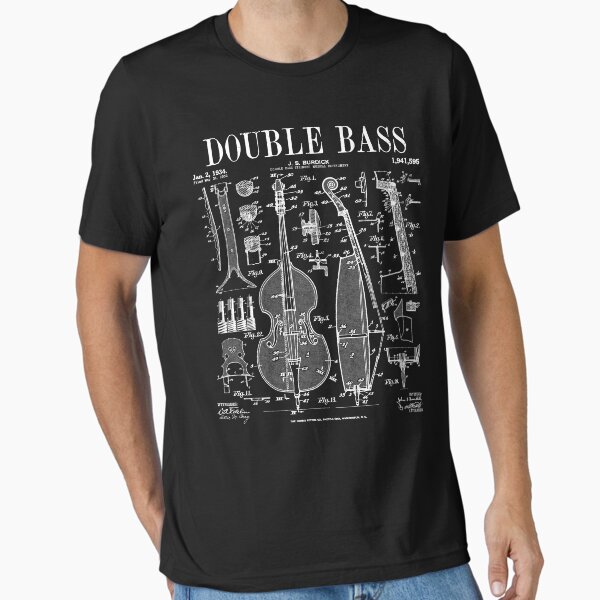 Artikel-Vorschau von Kontrabassist Bassist Musikinstrument Vintage Patent, designt und verkauft von GrandeDuc.