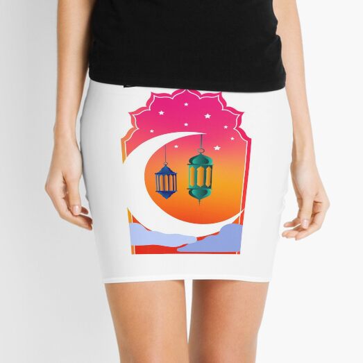 Just Dua It | Muslim Moon Mini Skirt