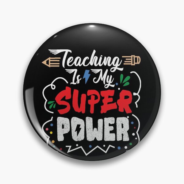 Item preview, Teaching Is My Superpower Whats Yours Funny Teacher Gift designed and sold by mohalaz.