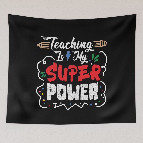 Item preview, Teaching Is My Superpower Whats Yours Funny Teacher Gift designed and sold by mohalaz.