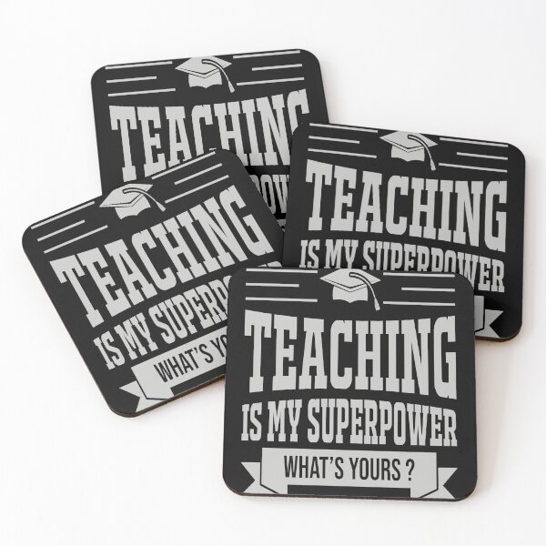 Item preview, Teaching Is My Superpower Whats Yours Funny Teacher Gift designed and sold by mohalaz.