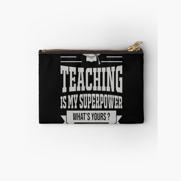 Item preview, Teaching Is My Superpower Whats Yours Funny Teacher Gift designed and sold by mohalaz.