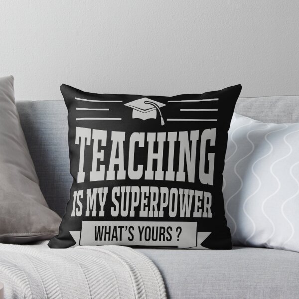 Item preview, Teaching Is My Superpower Whats Yours Funny Teacher Gift designed and sold by mohalaz.