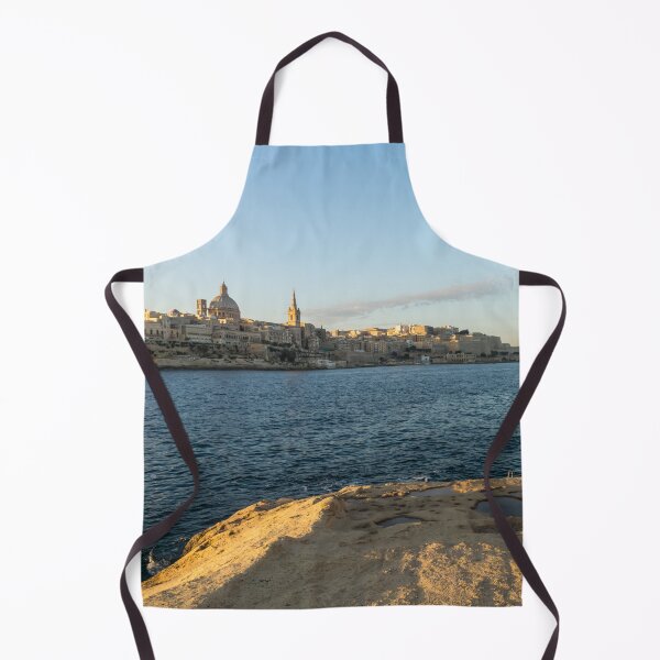 Item preview, Golden Maltese Morning - Fab View from Tigne Point Sliema Malta designed and sold by Georgia Mizuleva.