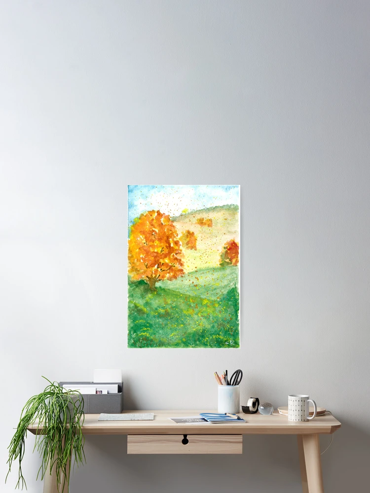 Thumbnail 2 of 3, Poster, Fall designed and sold by chatterarty.