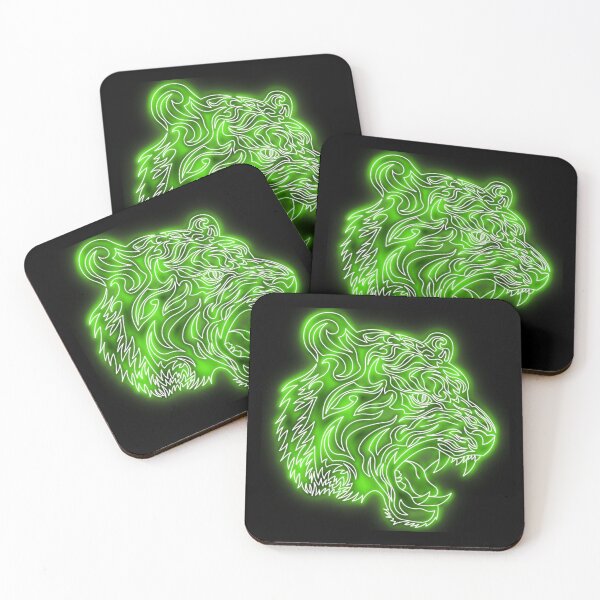 Item preview, Neon Tiger Green designed and sold by Vladan Seva.