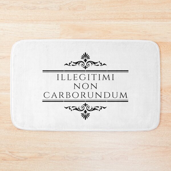 Item preview, Illegitimi Non Carborundum - Do Not Let The Bastards Grind You Down - Stacked Black - Latin Phrases designed and sold by ElementJourney.
