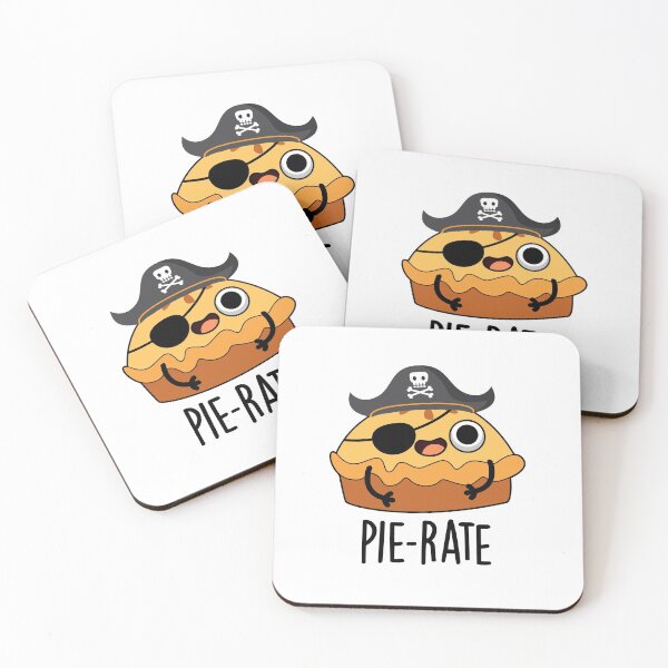 Item preview, Pie-rate Pirate Funny Pie Puns  designed and sold by punnybone.