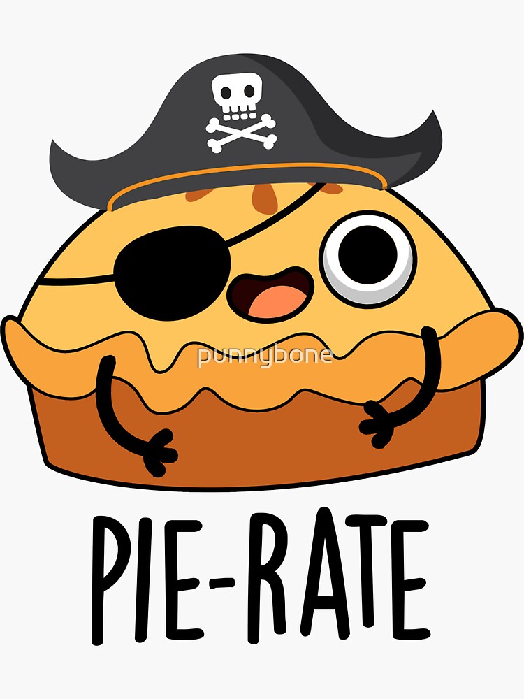 Pie rate Cute Pirate Pie Pun Sticker By Punnybone Redbubble pie-rate-cute-pirate-pie-pun-sticker-by-punnybone-redbubble
