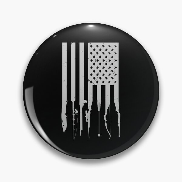 Item preview, Hunting And Fishing American Flag Weapons designed and sold by StrongShirts.