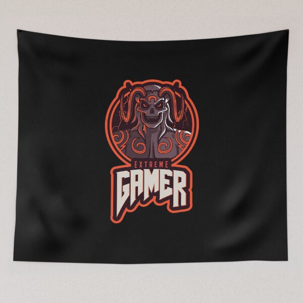 Item preview, Extreme Gamer with Mischievous Skull designed and sold by PRIVARSHU.