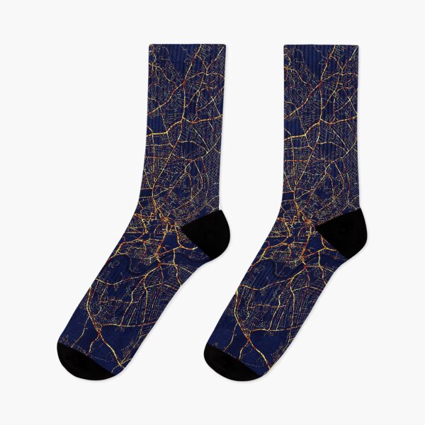 Item preview, Nottingham, England Map  - City At Night designed and sold by deMAP.