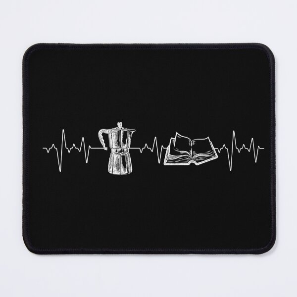 Item preview, Heartbeat coffee brewer reading | funny book designed and sold by KohMooy.