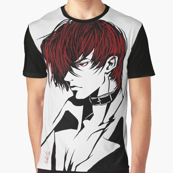 Iori Yagami Promo KOF98 Premium Unisex T-shirt vectorized -  Denmark