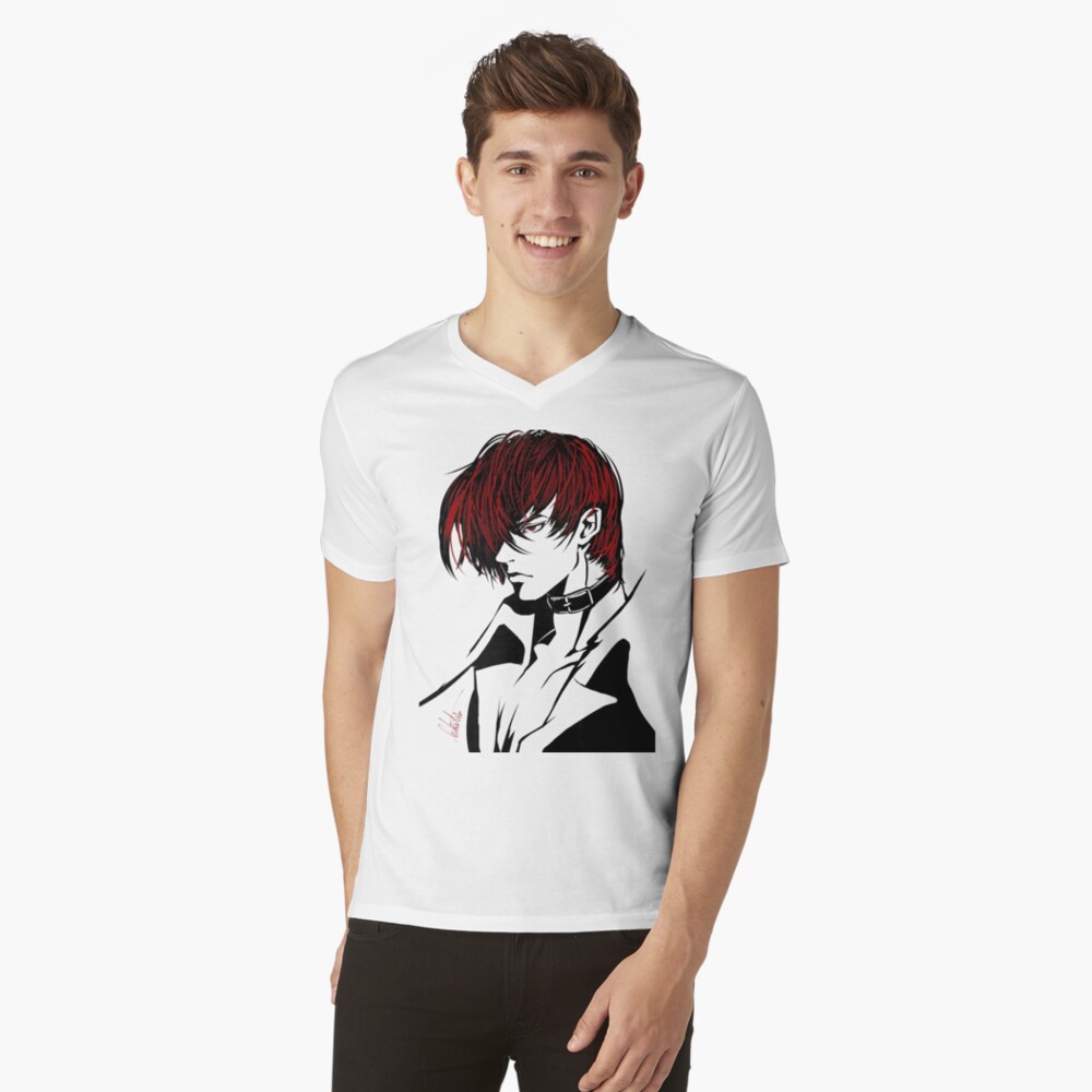 Iori Yagami Promo KOF98 Premium Unisex T-shirt vectorized -  Denmark