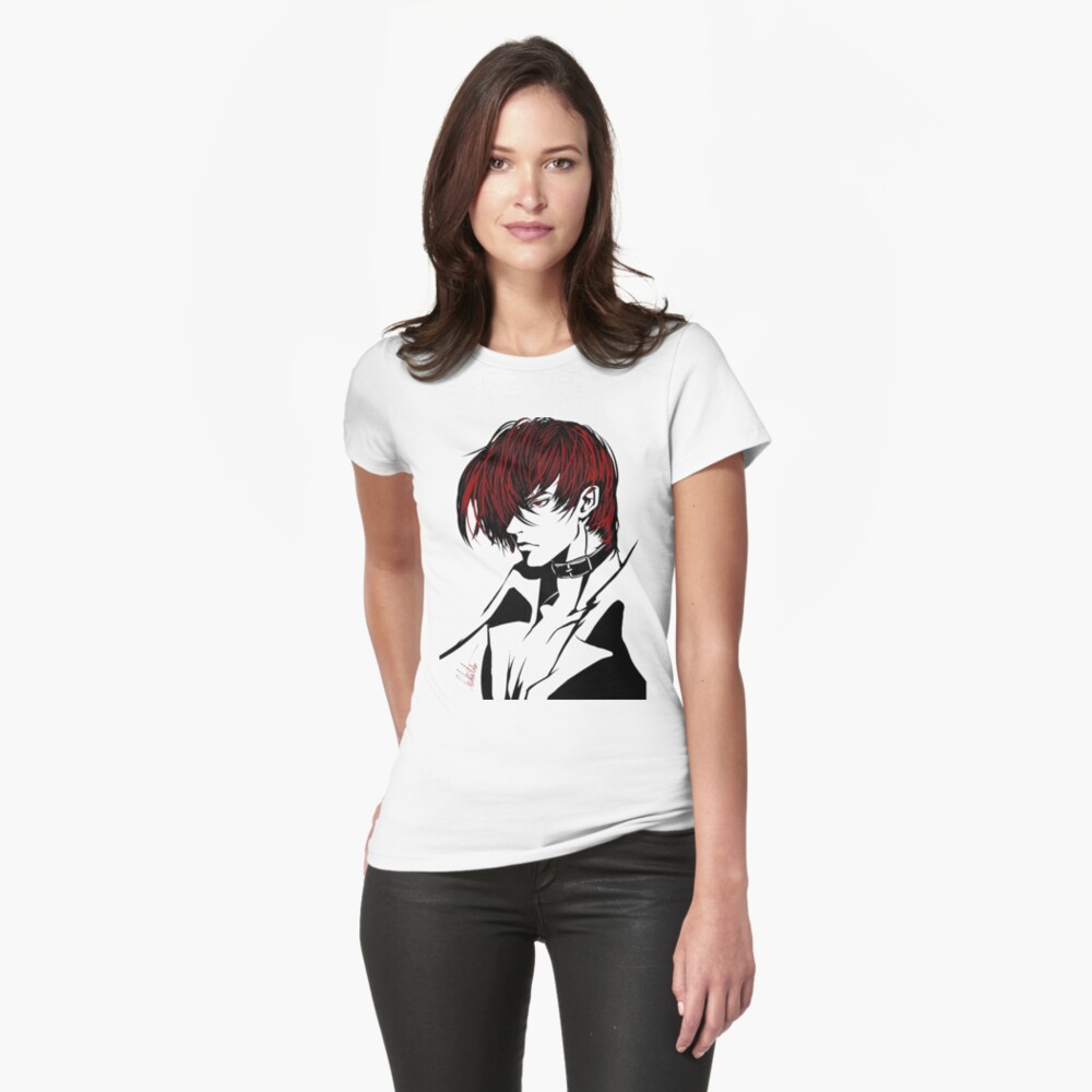 Iori Yagami Promo KOF98 Premium Unisex T-shirt vectorized -  Denmark