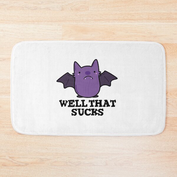 Item preview, Well That Sucks Funny Baby Bat Puns  designed and sold by punnybone.