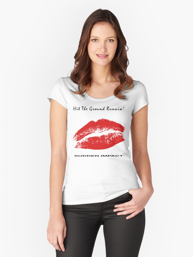 Thumbnail 1 of 3, Fitted Scoop T-Shirt, Hit The Ground Runnin Band designed and sold by yamaha94.