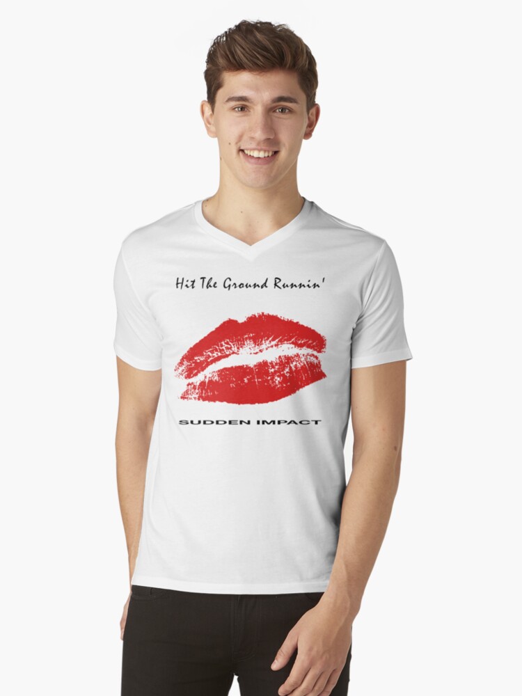 Thumbnail 1 of 3, V-Neck T-Shirt, Hit The Ground Runnin Band designed and sold by yamaha94.