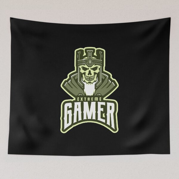 Item preview, Extreme Gamer with Skeleton Emperor designed and sold by PRIVARSHU.