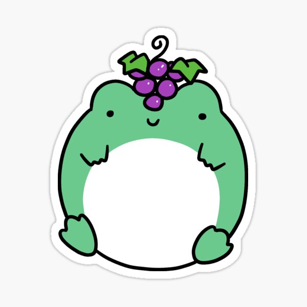 Item preview, Purple Grapes Frog designed and sold by SaradaBoru.