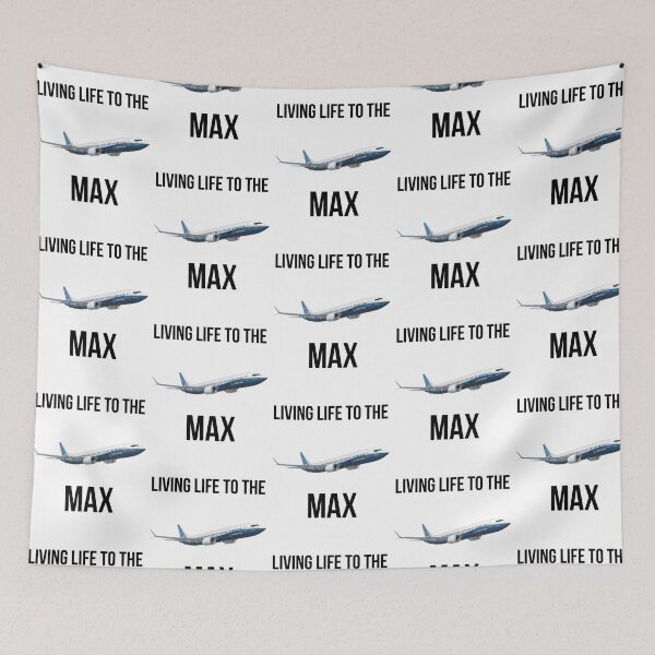 Item preview, Boeing 737 Max(White Background) designed and sold by MrPineapple16.