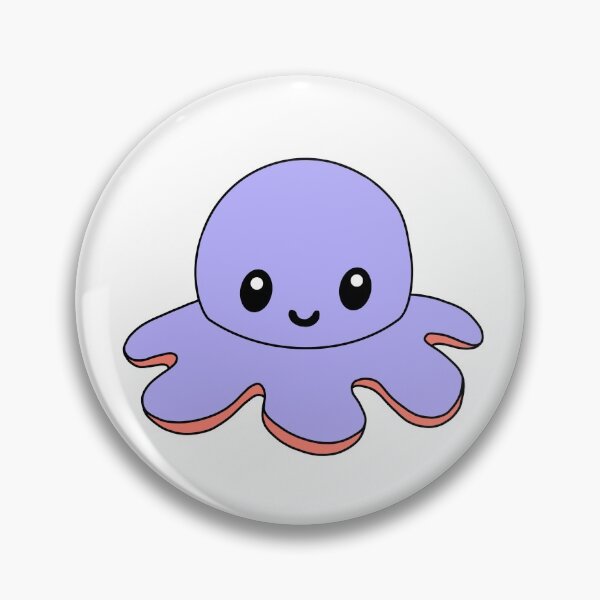 Item preview, Purple Happy Octopus designed and sold by EclipseInFlames.