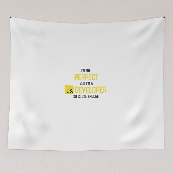 Item preview, I'm not perfect but I'm a Javascript Developer so close enough designed and sold by keyser-soze-rb.