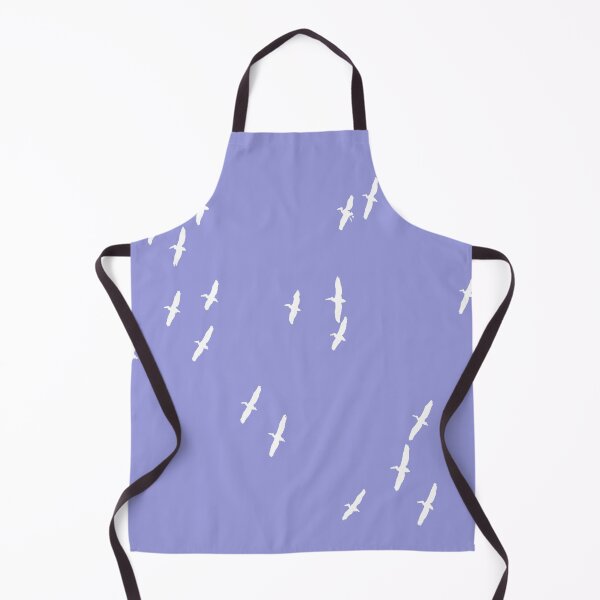 Item preview, Squadron Of Pelicans In Flight White Silhouette designed and sold by taiche.