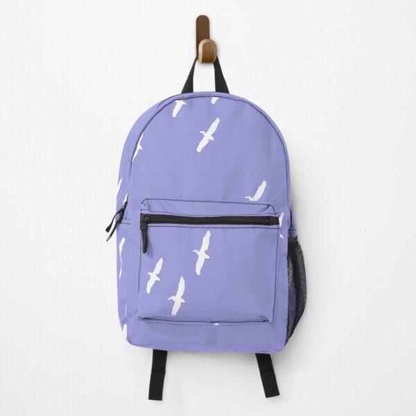 Item preview, Squadron Of Pelicans In Flight White Silhouette designed and sold by taiche.
