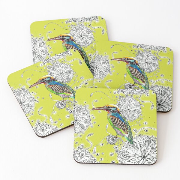 Item preview, Spiral Kingfisher designed and sold by Leah Amir.