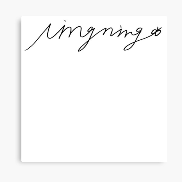 Aespa Ningning Signature Autograph
