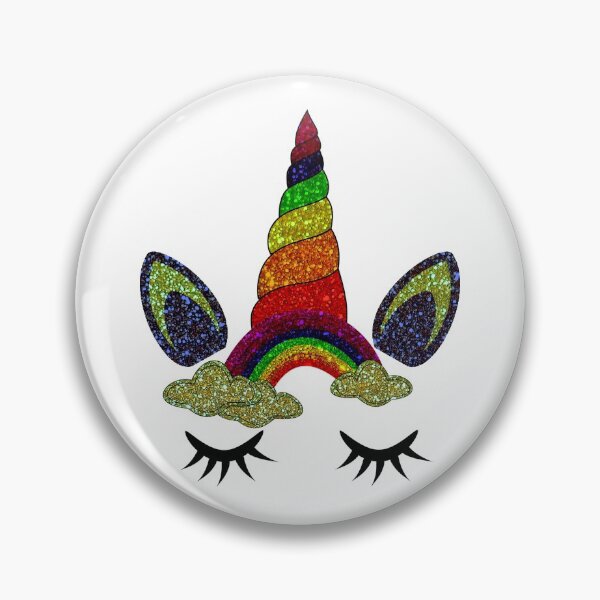 Item preview, Unicorn with Colorful Glitter designed and sold by PET-SHIRTS.