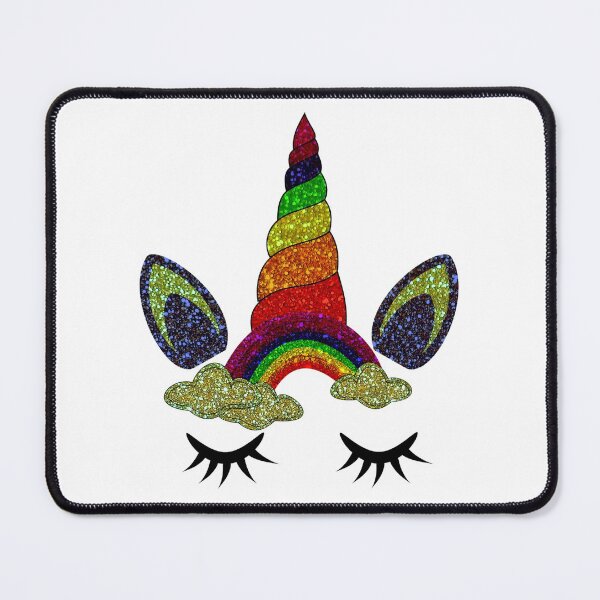 Item preview, Unicorn with Colorful Glitter designed and sold by PET-SHIRTS.