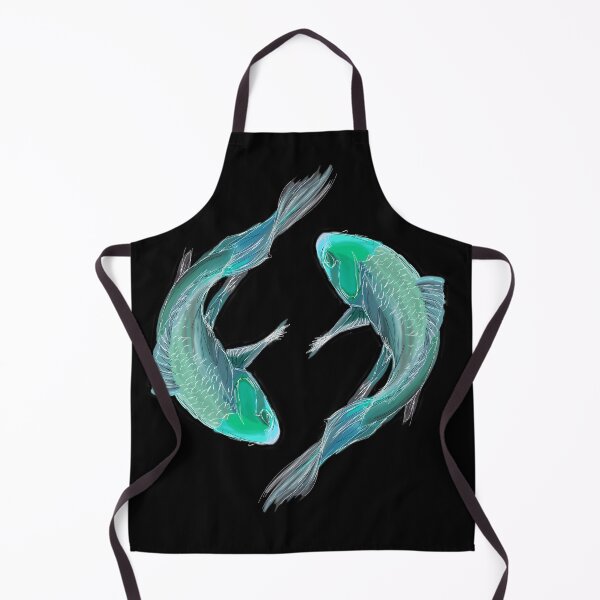 Item preview, Japanese Koi Fish Teal Ying Yang designed and sold by bunchofroses.