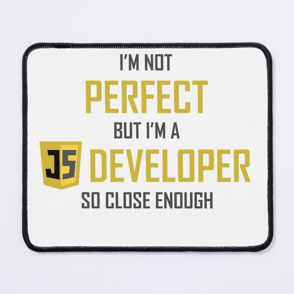 Item preview, I'm not perfect but I'm a Javascript Developer so close enough designed and sold by keyser-soze-rb.