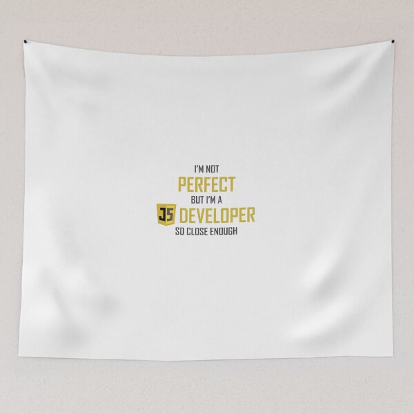 Item preview, I'm not perfect but I'm a Javascript Developer so close enough designed and sold by keyser-soze-rb.