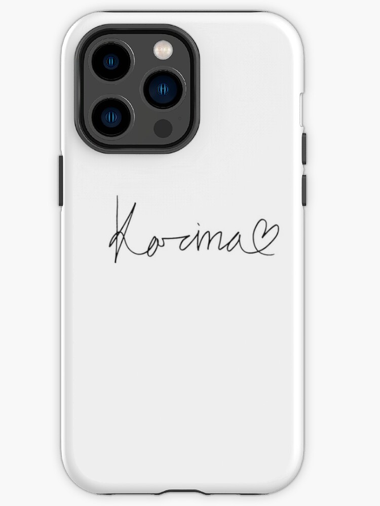 Karina Aespa Signature Autograph Handwriting | iPhone Case