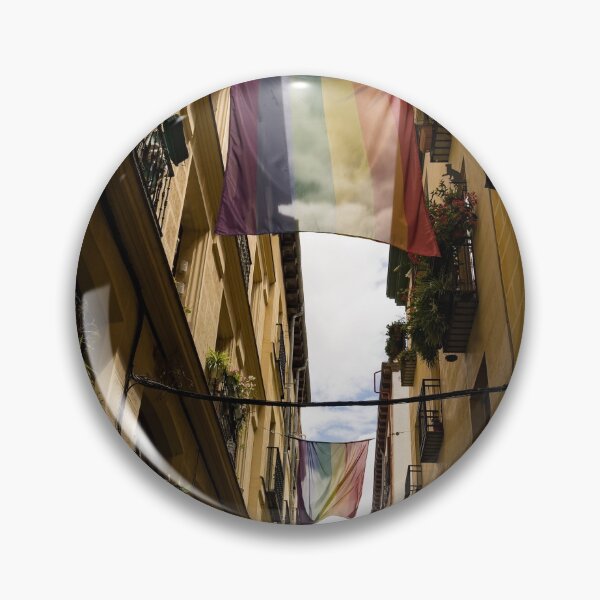 Item preview, Rainbow Flags Decorating Madrid for WorldPride 2017 Celebrations designed and sold by Georgia Mizuleva.