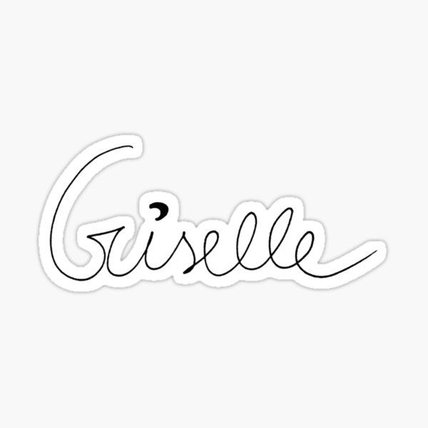 Aespa Giselle Signature Autograph Handwriting