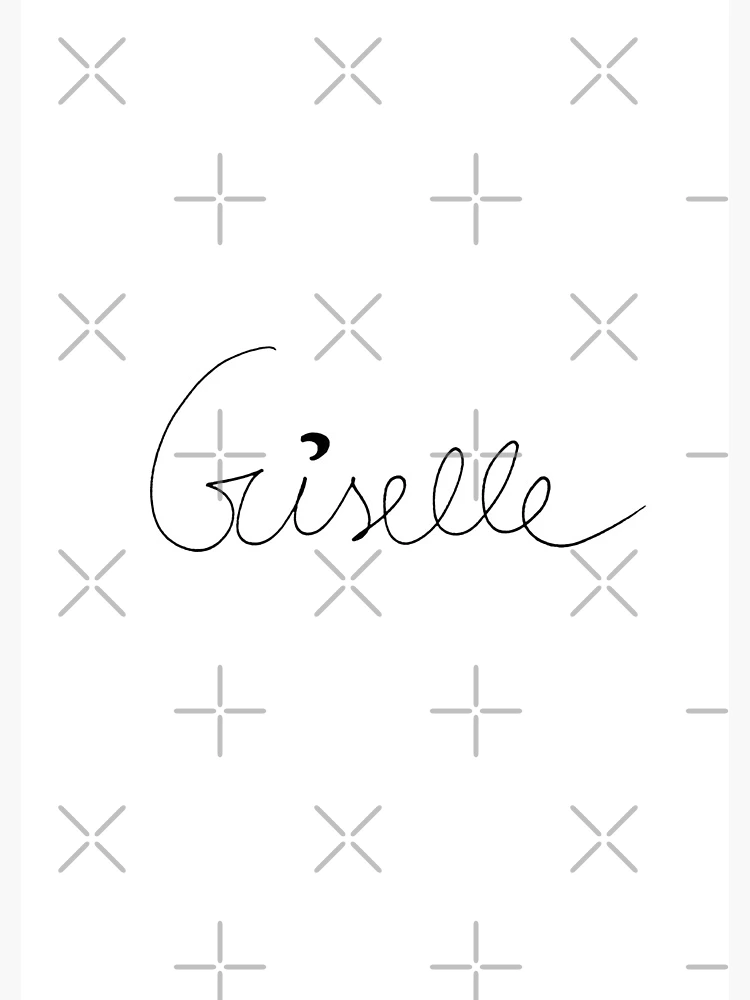Aespa Giselle Signature Autograph Handwriting