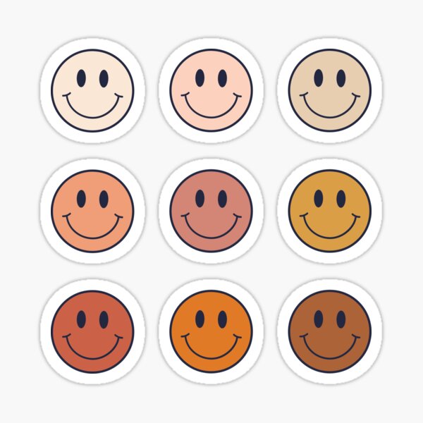 Artikel-Vorschau von Neutrales Boho-Braun-Smiley-Muster, designt und verkauft von Purplerain457.