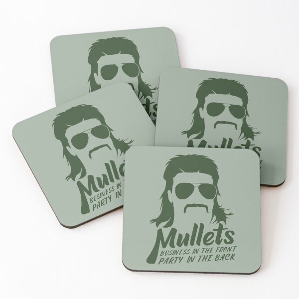 Item preview, Mullets - Business in the Front - Party in the Back designed and sold by TeeRock.