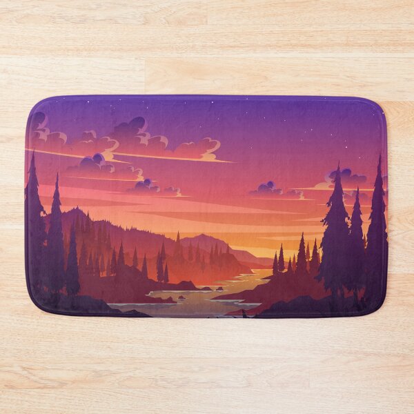 Item preview, Golden Sunset Landscape designed and sold by Vector Scout Lab.