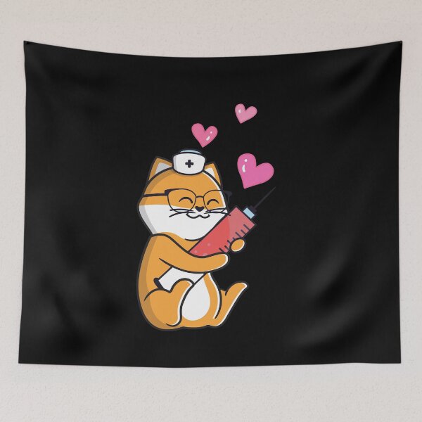 Item preview, cute nurse cat needle , best Kitten nurse designed and sold by prodesignerpro.