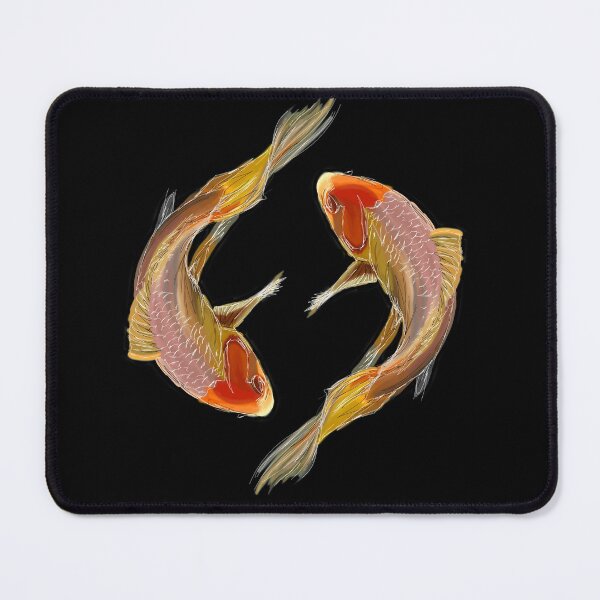 Item preview, Japanese Koi Fish Gold Ying Yang designed and sold by bunchofroses.