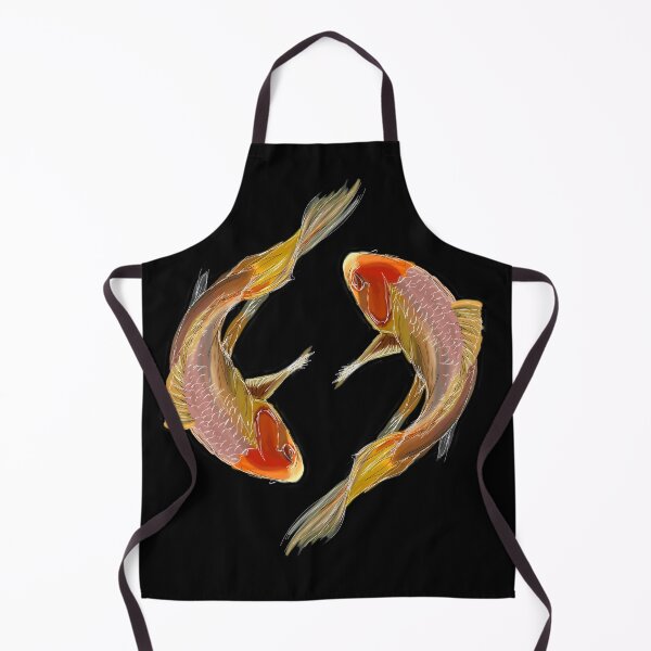 Item preview, Japanese Koi Fish Gold Ying Yang designed and sold by bunchofroses.