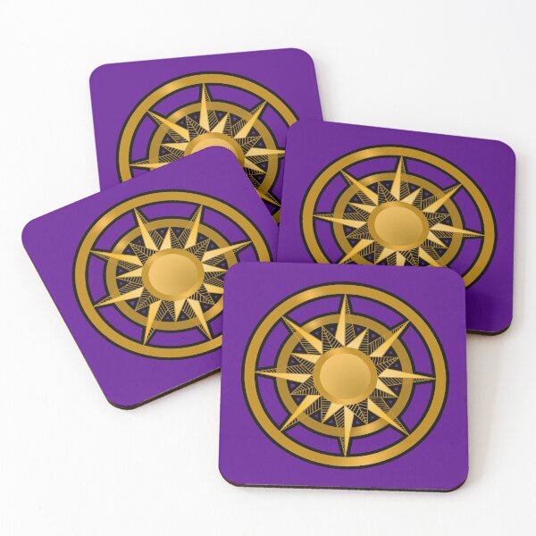 Item preview, Nautical geometric sun design with compass points designed and sold by SubmergeArt.